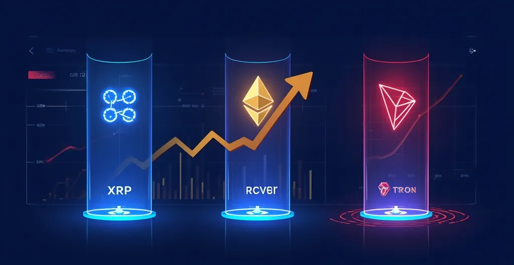XRP Rises on BIS XRP Ledger Test as Ethereum Nears Golden Cross and Tron TVL Hits $28B