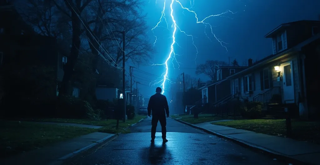 Staten Island Man Survives Lightning Strike Captured on Doorbell Camera
